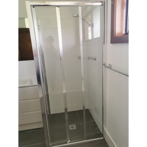 Semi-Frameless 3 Sliding Doors Shower Screen (980-1030)*1900