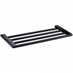 Cora Matte Black Towel Shelf