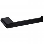 Cora Matte Black Toilet Roll Holder