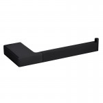 Eden Matte Black Toilet Roll Holder