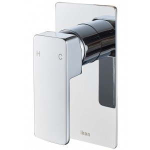 Ikon Ceram Chrome Wall Mixer