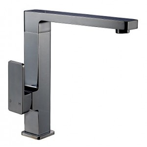 Ikon Ceram Matte Black Sink Mixer