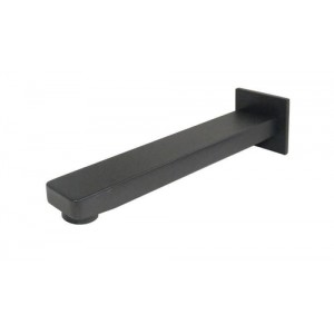 Flores Matte Black Bath Spout