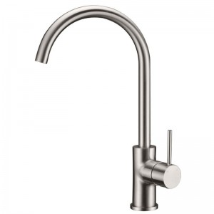 Ikon Hali Brushed Nickel Sink Mixer HYB88-101BN