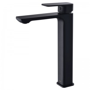 Seto Matte Black High Basin Mixer