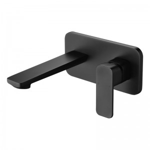 Seto Matte Black Bath Spout Or Wall Basin Mixer