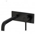 Otus Matte Black Bath / Basin Mixer With Spout