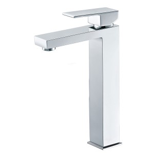 Rosa Chrome Square High Basin Mixer