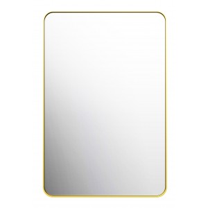 Eden Rectangle Brushed Gold Framed Mirror 600*900*35