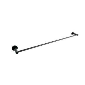 Bloom Single Towel Rail 750mm Matte Black