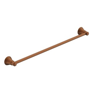 Eternal Single Towel Rail 600mm Brushed Copper