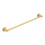 Eternal Single Towel Rail 600mm Brushed Brass