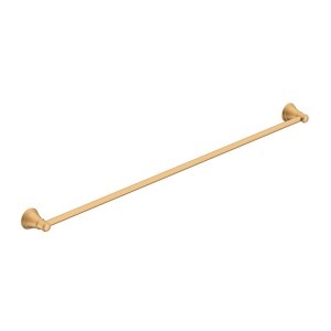 Eternal Single Towel Rail 900mm Brushed Brass