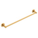 Soul Single Towel Rail 600mm Brushed Brass