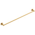 Soul Single Towel Rail 900mm Brushed Brass