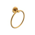 Soul Hand Towel Ring Brushed Brass