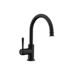 Eternal Gooseneck Basin Mixer Matte Black