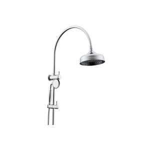 Eternal Gooseneck Twin Shower Set Chrome