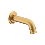 Eternal Mini Wall Spout Brushed Brass