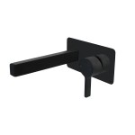 Martini Wall Basin Set Matte Black