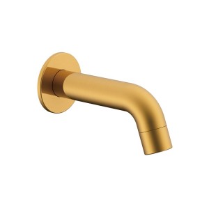 Soul Mini Wall Spout Brushed Brass