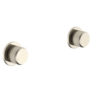 Soul Groove Wall Top Assembly (pr) Brushed Nickel