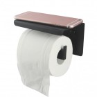 Ivano Matte Black Toilet Paper Holder