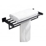 Blaze Series Matte Black Towel Holder 600