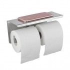 Ivano Chrome Double Toilet Paper Holder