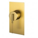 Caddence Series Brushed Yellow Gold Wall Mixer