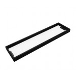 Ivano Matte Black Series Glass Shelf