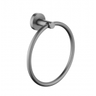 Lucid Gun Metal Towel Ring