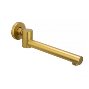 Lucid Brushed Gold swivel Bath Spout