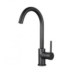 Lucid Pin Lever Matte Black Sink Mixer