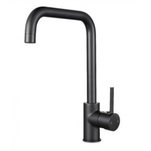 Lucid Pin Lever Matte Black Sink Mixer