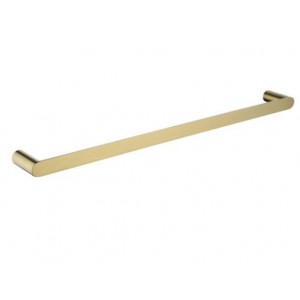 Esperia Brushed Gold Single Towel Rail 600mm