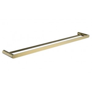 Esperia Brushed Gold Double Towel Rail 600mm