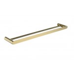 Esperia Brushed Gold Double Towel Rail 800mm