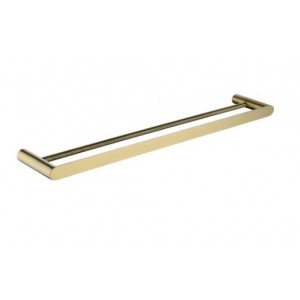 Esperia Brushed Gold Double Towel Rail 800mm