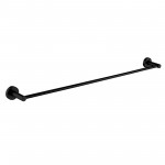 Pentro Matte Black Single Towel Rail 900mm