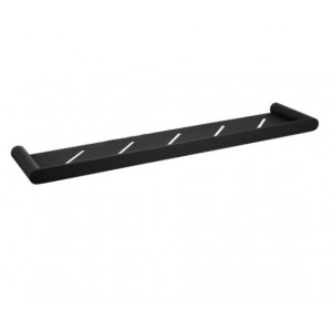 Rushy Matte Black Stainless Steel Shelf