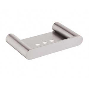 Rushy Brushed Nickel Soap Dish Holder