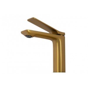 Rushy Brushed Gold Basin Mixer