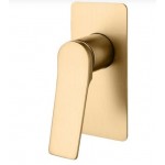 Rushy Brushed Gold Shower Wall Mixer