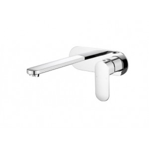 Oval Curve Bath / Basin Wall Mixer