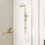 Kaya Shower Shelf, Urban Brass