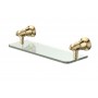 Lillian Glass Shelf, Urban Brass