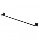 Sansa Single Towel Rail, 900mm, Matte Black