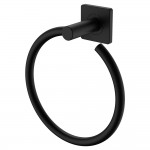 Sansa Hand Towel Ring, Matte Black