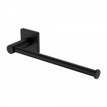 Sansa Hand Towel Rail / Toilet Roll Holder, Matte Black